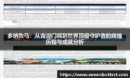 多纳鲁马：从青涩门将到世界顶级守护者的辉煌历程与成就分析