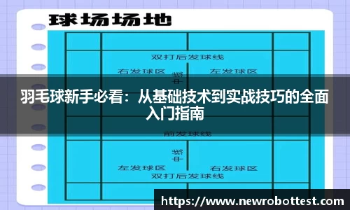羽毛球新手必看：从基础技术到实战技巧的全面入门指南